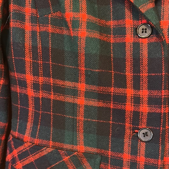 Pendleton Red and Black Plaid Blazer - Picture 6 of 11